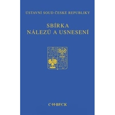 Sbírka nálezů a usnesení ÚS ČR, svazek 62 vč. CD