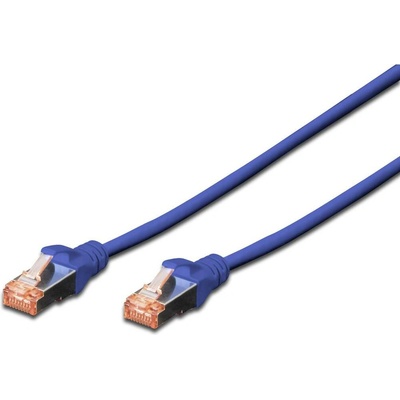 Digitus DK-1644-100/B RJ45 CAT 6 S/FTP 10m modrý
