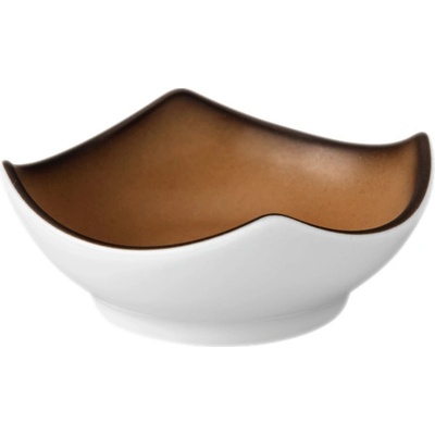 Seltmann Weiden Savoy Miska na dip hranatá hnědá 9 cm