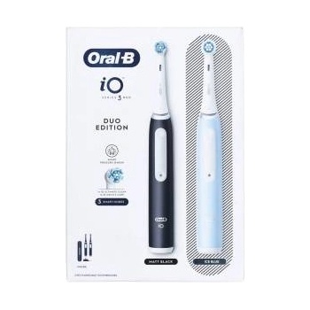 Oral-B iO 3 Matt Black/Ice Blue black/blue set