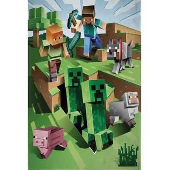 MINECRAFT fleecová deka