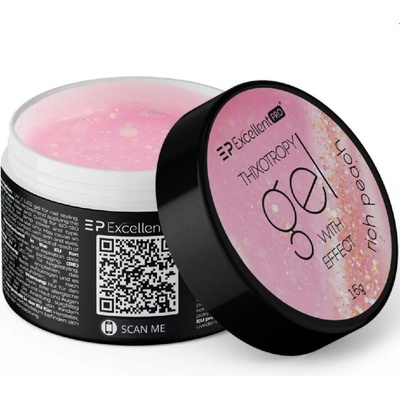 Excellent Pro stavební Thixotropní gel s efektem Rich Peach 15 g