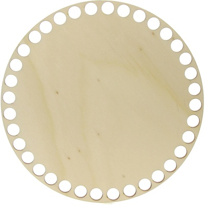 Naše galanterie Dno na košík Topol, kruh 15cm