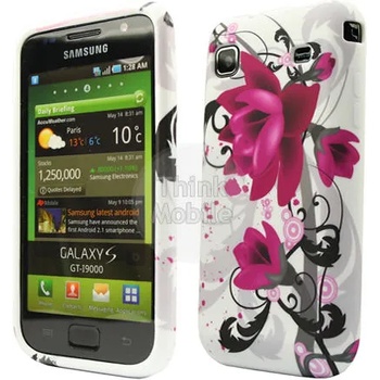 Samsung I9000/9001 Galaxy S/Plus Flower V5 Калъф + Протектор