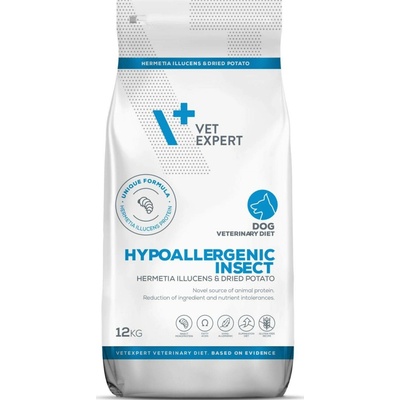 VetExpert Veterinary Diet 4T Hypoallergenic Insect Dog 12 kg