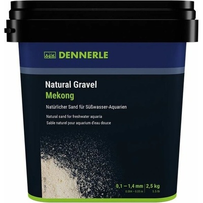 Dennerle štěrk Mekong 0,1-1,4 mm 2,5 kg
