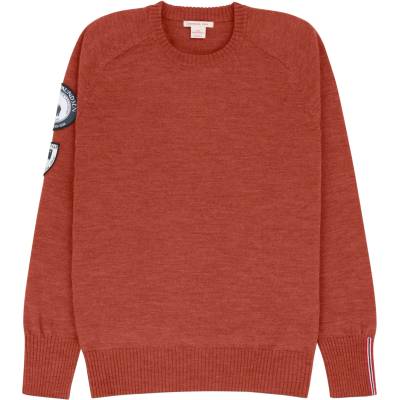 Amundsen Sports Дамски вълнен пуловер Amundsen sports Women's Amundsen Peak Crew Neck Merino jumper - Terra Red - размер XS (105-6552-0311)