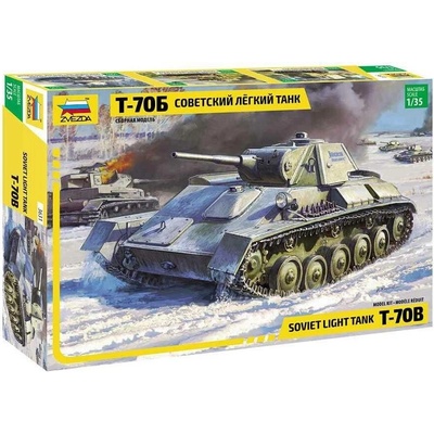 Zvezda Model Kit tank 3631 Soviet tank T-70 1:35