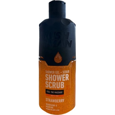 NishMan Exfoliating Shower Gel Strawberry 480 ml