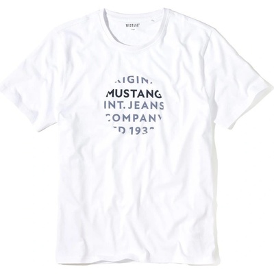 Mustang pánské tričko JESPER bílé