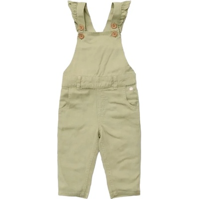 Little Dutch Бебешко дълго гащеризонче Little Dutch Little Farm - С волани, Green, 80 cm, 9-12 м (CL24094001)