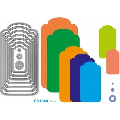 Wiler Vyřezávací šablona jmenovky velké 11 ks – Zboží Mobilmania