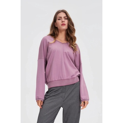 Marisse Women's Sweatshirt Z-BL-4801 D.Pink fialová