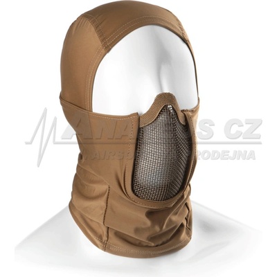 Invader Gear Kukla se síťovanou ochrannou maskou písková