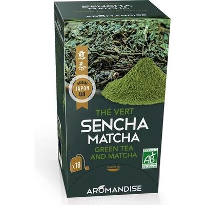 Aromandise Зелен чай и Матча, 18 филтърни пакетчета | Aromandise (100394 (STHEVMA) ARMD)