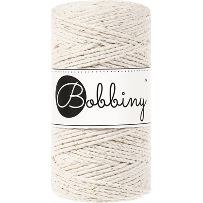Bobbiny 3PLY Macramé Rope 3 mm 100 m Golden Natural юта (TS-018)