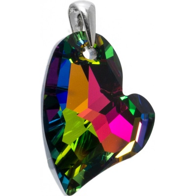 iŠperky Strieborný prívesok srdiečko Swarovski ID|108339