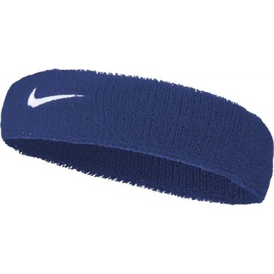 Nike Swoosh headband modrá
