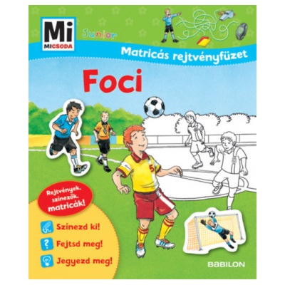 Foci - Mi Micsoda Junior Matricás rejtvényfüzet