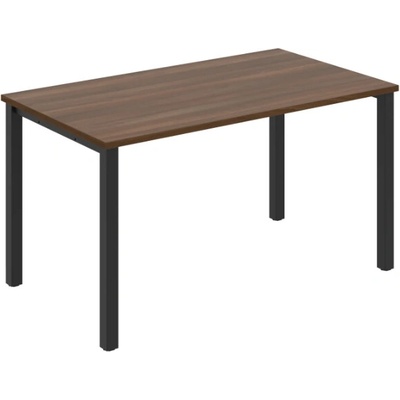Hobis Jednací stůl UJ 1400 rovný 140 cm ořech / černá