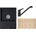 SCHOCK К-КТ schock МИВКА ronda d100l, СМЕСИТЕЛ cosmo fix И ДЪСКА ЦВЯТ onyx (d100l,525000 gon,629044)