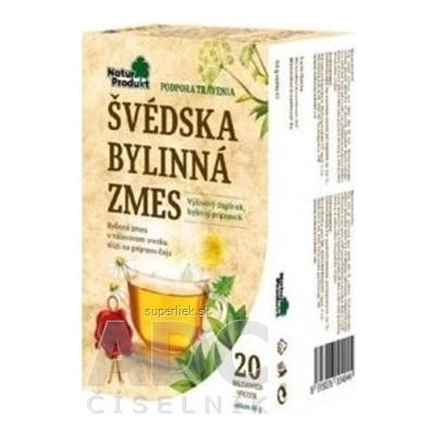 NaturProdukt ŠVÉDSKA BYLINNÁ ZMES čaj 20 x 2 g