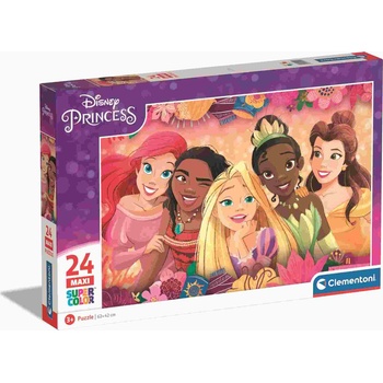 Clementoni - Puzzle Disney Princess 24 maxi - 1 - 39 piese