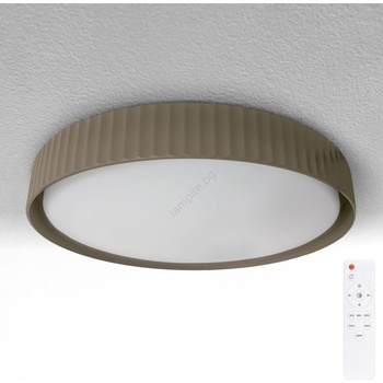 Brilagi - Димируемо таванно осветително тяло LUCIA LED/48W/230V Ø 41 см тауп + дистанционно управление (BG3485)