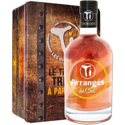 Ti Arrangés de Ceď Strawberry Carambola Yuzu Rhum 32% 0,7 l (dárková kazeta)