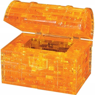 HCM KINZEL 3D Crystal puzzle Pokladnička truhla s klíčem 52 ks – Zboží Dáma