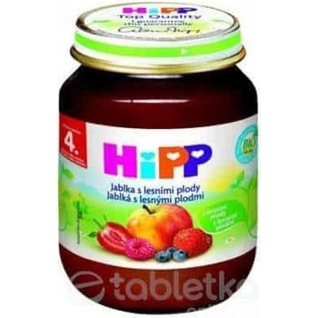 HiPP Príkrm ovocný Bio Jablká s lesnými plodmi 125 g