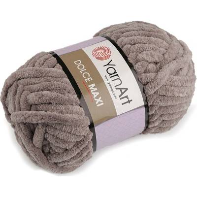 Pletací žinylková příze Dolce Maxi 200 g Varianta: 4 (754) béžová tm., Balení: 1 ks 44261/89690/202432