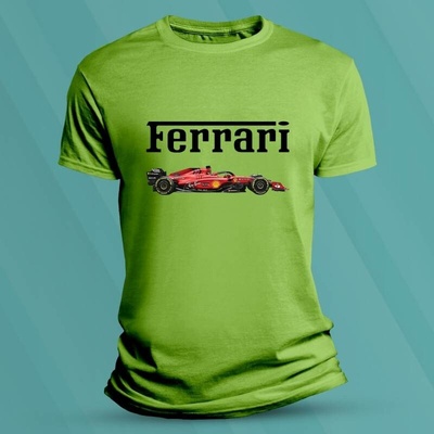 Sandratex Bavlněné dětské tričko Ferrari F1