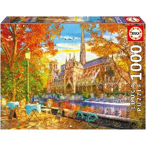 Educa Пъзел Educa от 1000 части - Нотр Дам през есента (EDU19936)