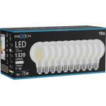 Mexen Vintis 10x LED нажежаема жичка E27, G80, 10W, Неутрална - 4000K, 1320 lm, прозрачен (L155-E27-1040-00x10)