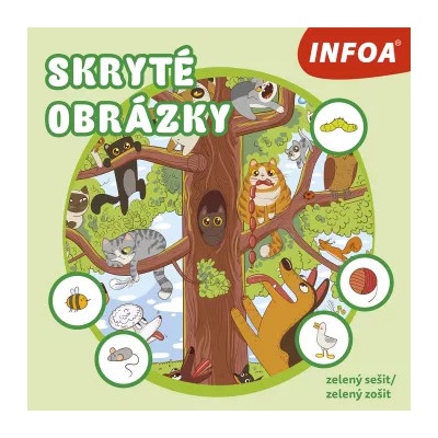 Skryté obrázky - zelený sešit/zelený zošit