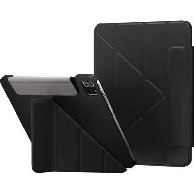 SwitchEasy Origami Case - полиуретанов кейс и поставка за iPad Pro 11 M1 (2021), iPad Pro 11 (2020), iPad Pro 11 (2018), iPad Air 4 (2020) (черен)