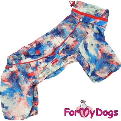 FOR MY DOGS pláštěnka MULTICOLOUR BLUE multicolor