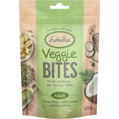 Lukullus Veggie Bites výhodné balenie 3 x 100 g