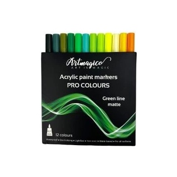 Artmagico Akrylové fixy Pre Line Green