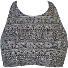 Gul AOP Crop Top Ladies plavky Black white