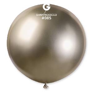 Gemar Кръгъл хромиран балон SHINY Prosecco 80 см