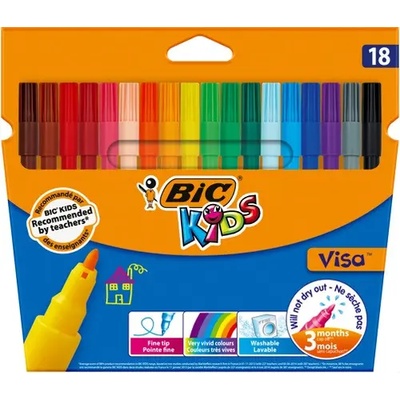 BIC ФЛУМАСТЕРИ visa 18бр. bic (bic 8886811)