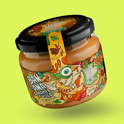 LifeLike Banana Caramel Choco Twister 300 g