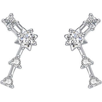 Silenti Jewelry Сребърни обеци "Съзвездие Козирог