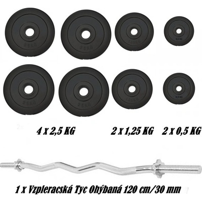 SPARTAN Nakladací činkový set 20 kg