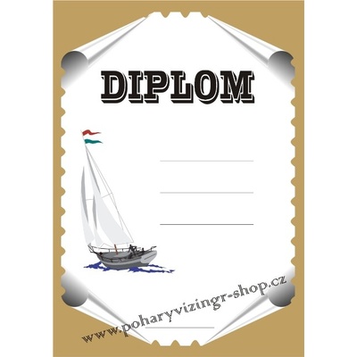VIZINGR Jachting diplom A4 č.3