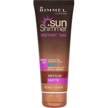 Rimmel Sun Shimmer Instant Tan Matte ostín medium matte 125 ml