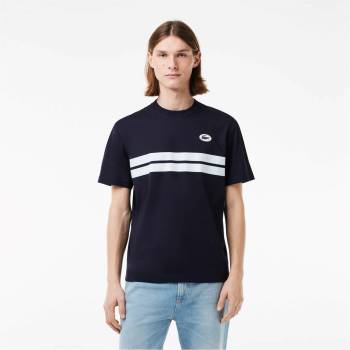 Image 1 of Lacoste Тениска Lacoste Heritage Print T-Shirt - Navy HDE