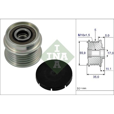 Předstihová spojka Schaeffler INA 535 0005 10 IN 535000510